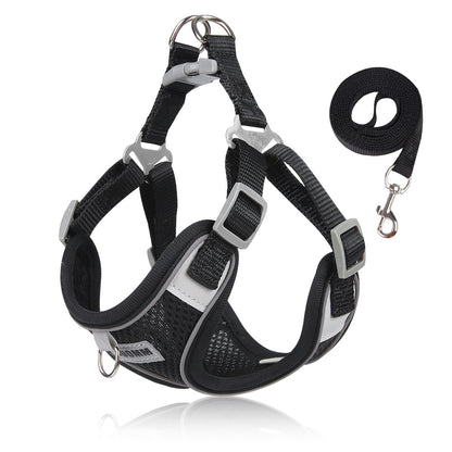 Breathable Mesh Harness & Leash Set