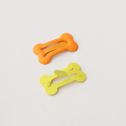 Matte Colorful Hair Clips Set – Multi