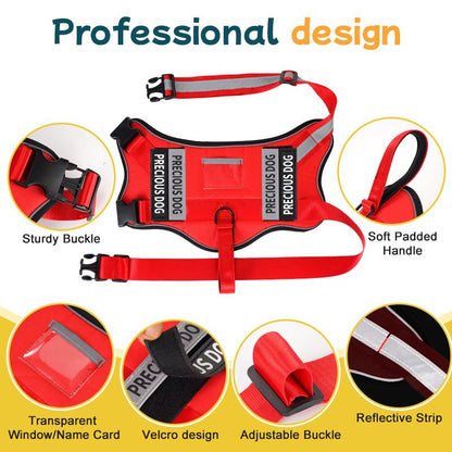Reflective No-Pull Dog Harness for Dogs – Black
