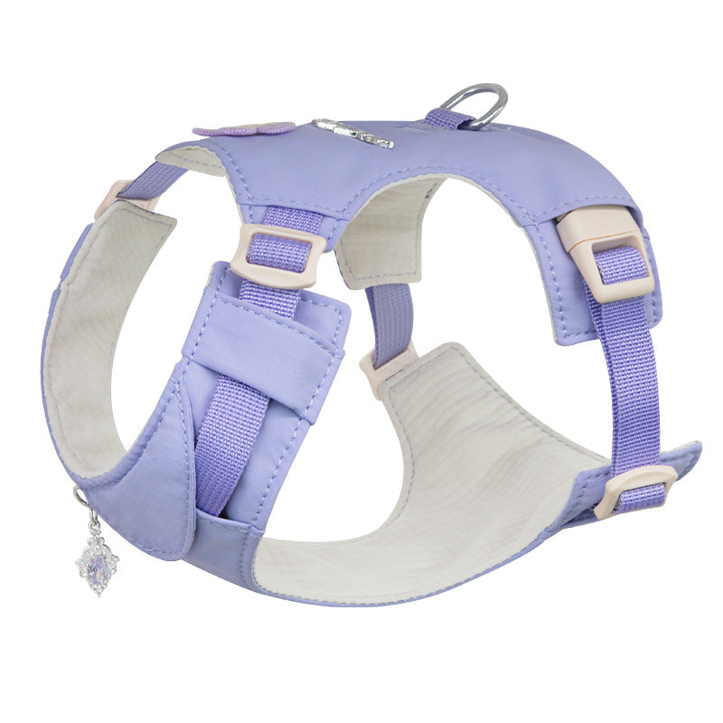Floral Harness, Leash & Bag Set