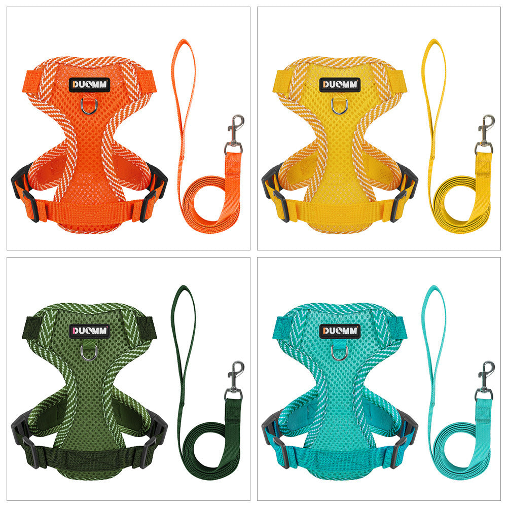 Reflective Mesh Harness & Leash Set