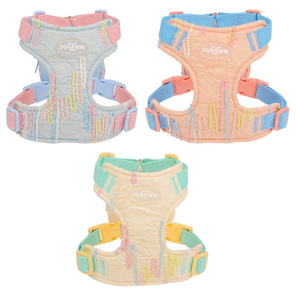 Seersucker Harness, Leash & Bag Set