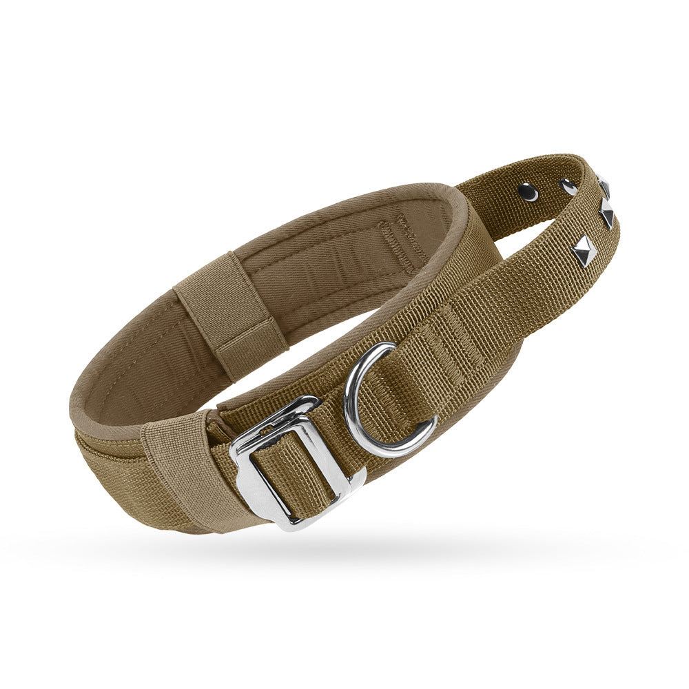 Tactical Rivet Dog Collar