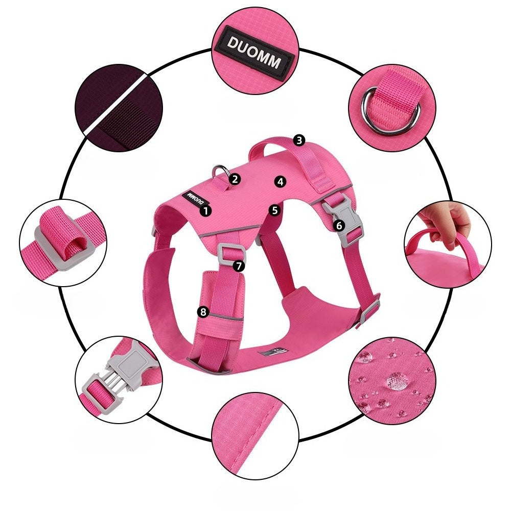 Reflective Lightweight Dog Harness & Leash Set