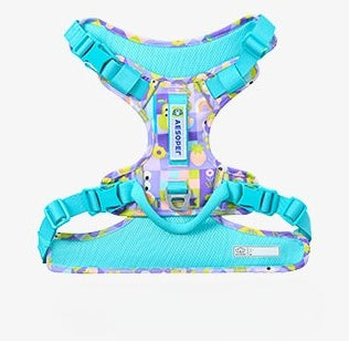Reflective Patterned Dog Harness