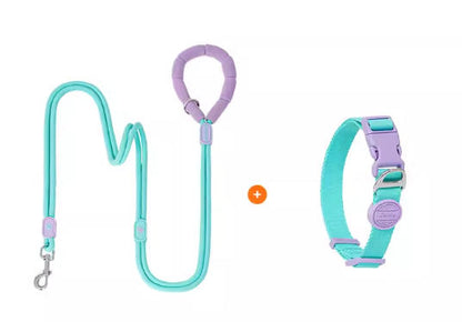 Soft Nylon Collar & Leash Set