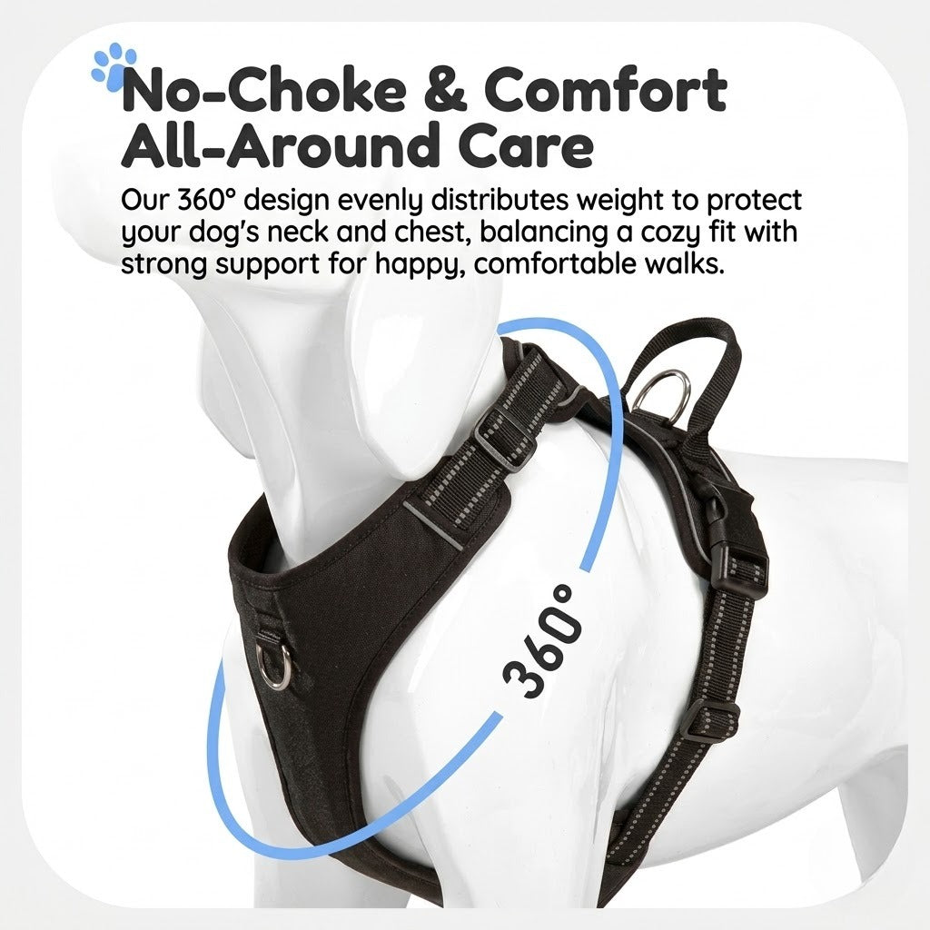 Reflective Harness & Leash Set