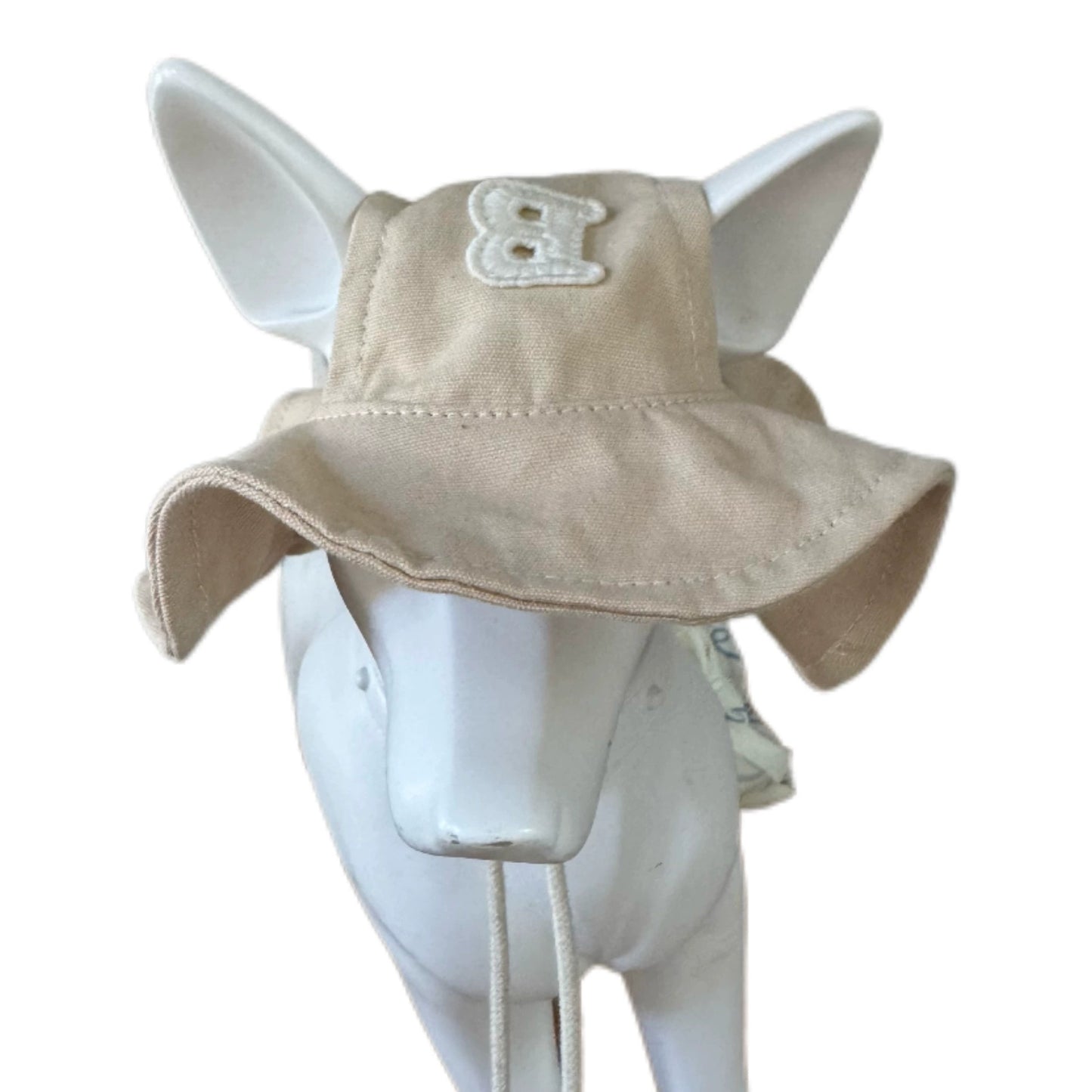 Embroidered Cotton Dog Hat