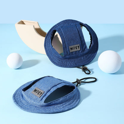 Denim Style Dog Hat