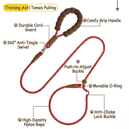 Foam Handle Dog Slip Leash
