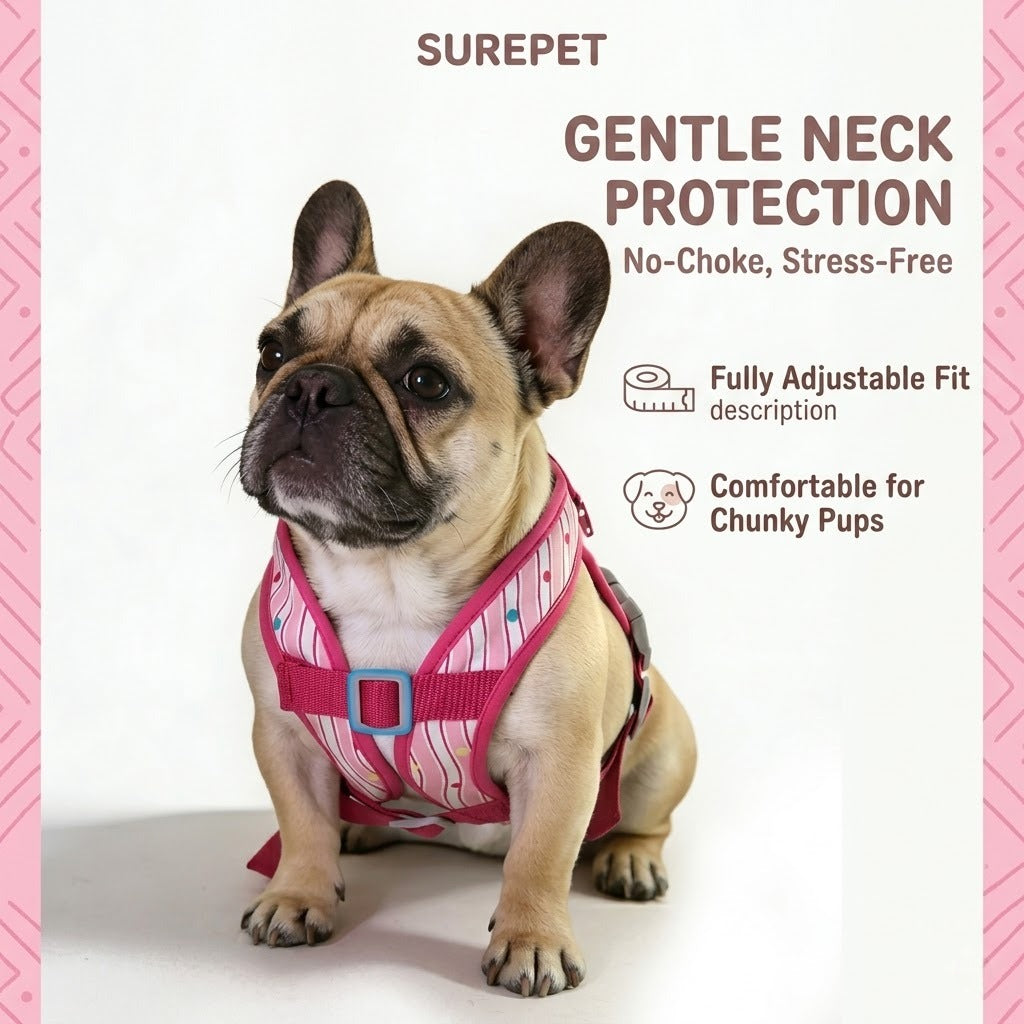 Ruffle Backpack Harness & Leash Set