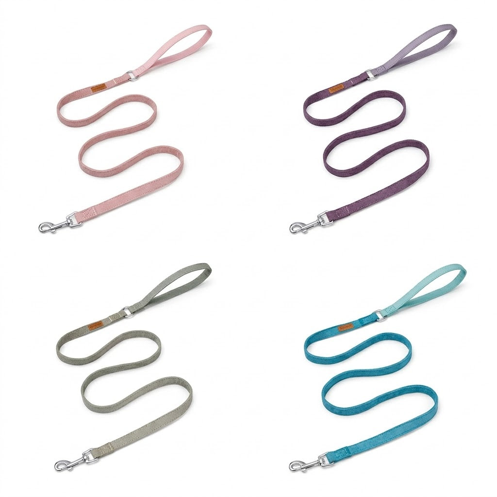 Soft Suede-Like Dog Leash