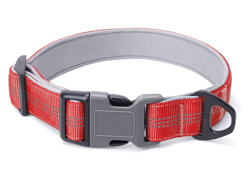 Reflective Nylon Dog Collar for Dogs – Multi