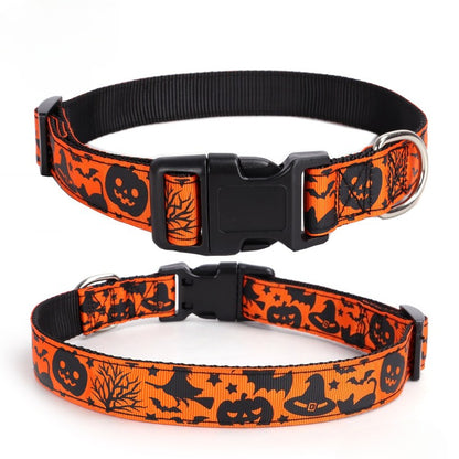 Halloween Pattern Dog Collar