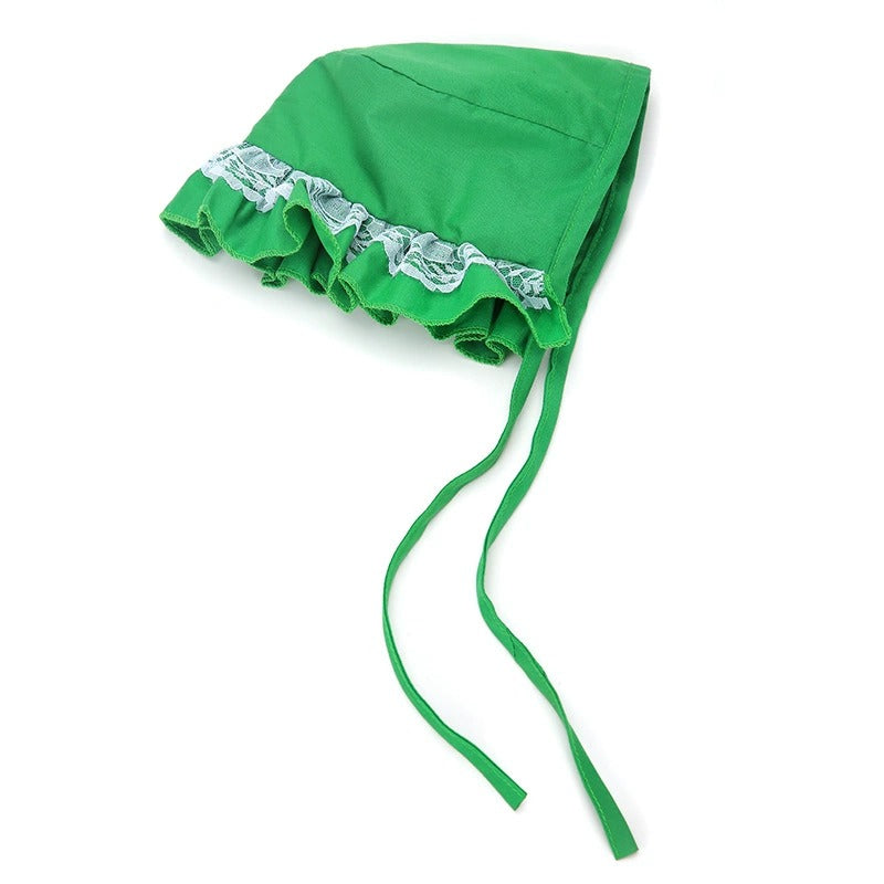Lace Trim Dog Hat