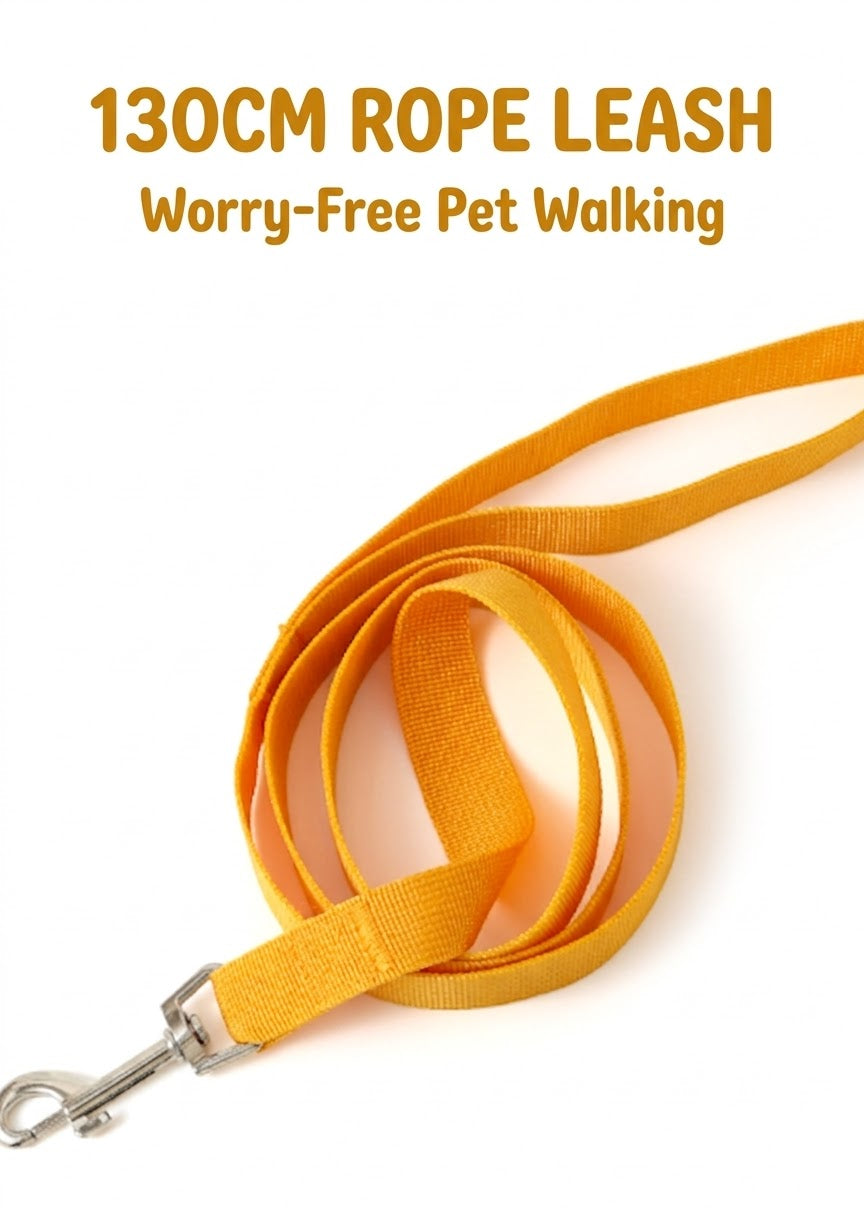 Denim & Gingham Harness & Leash Set