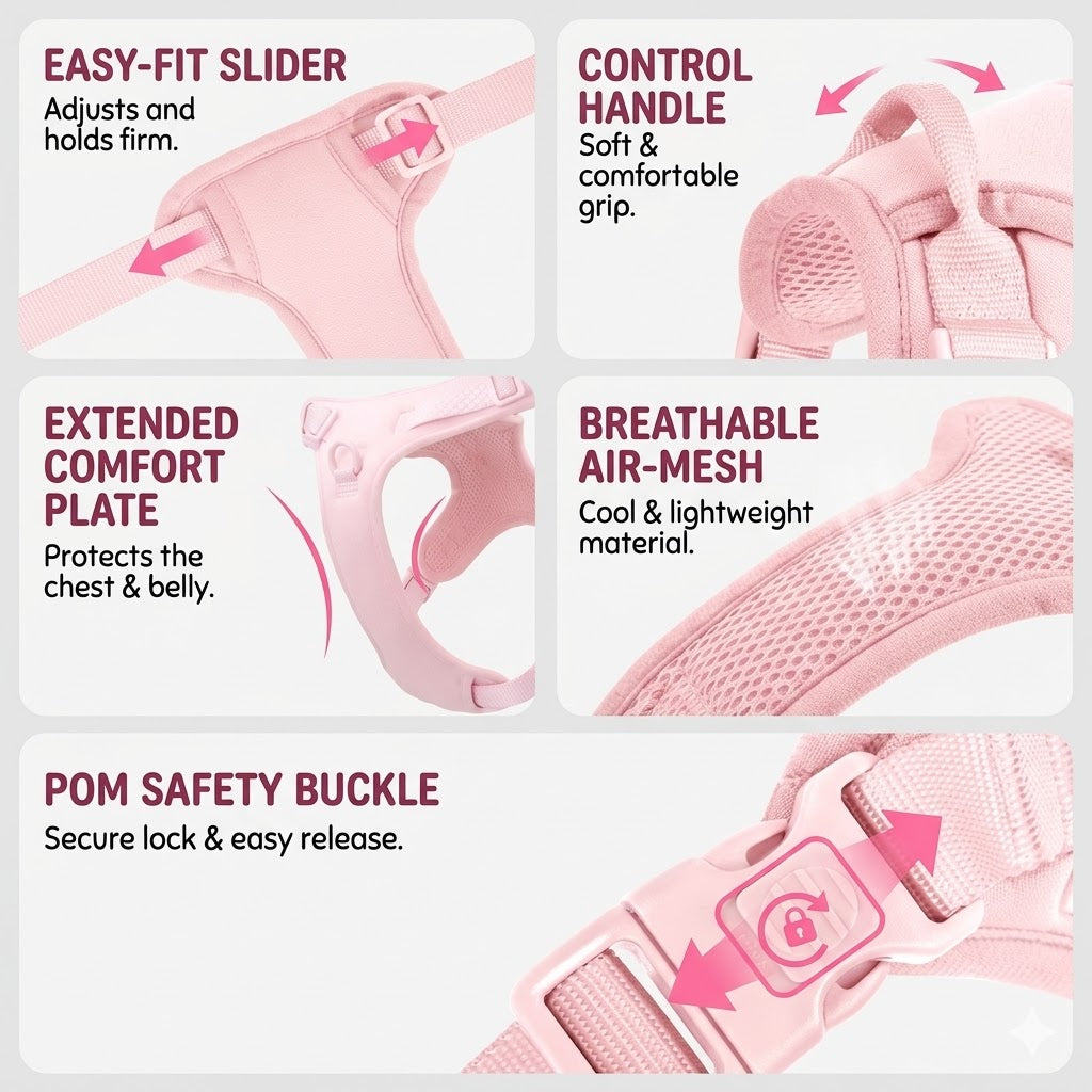 Breathable Mesh Dog Harness
