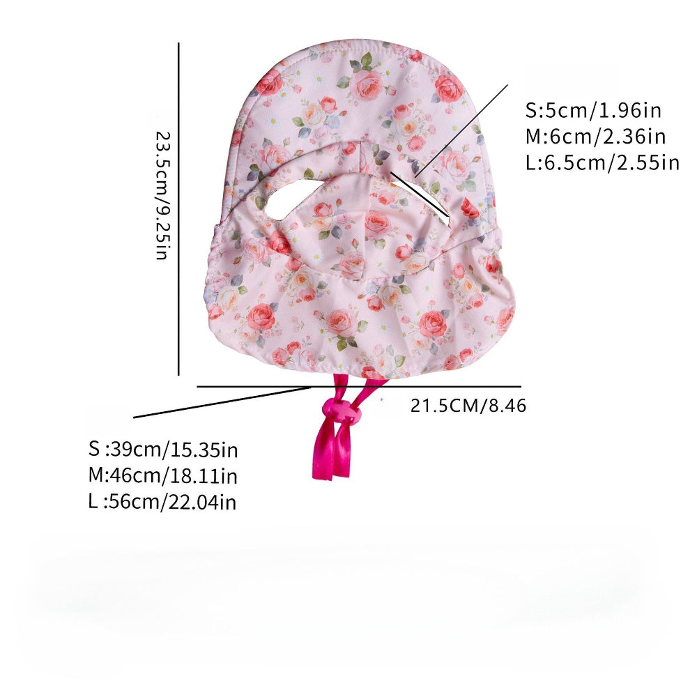 Floral Dog Hat