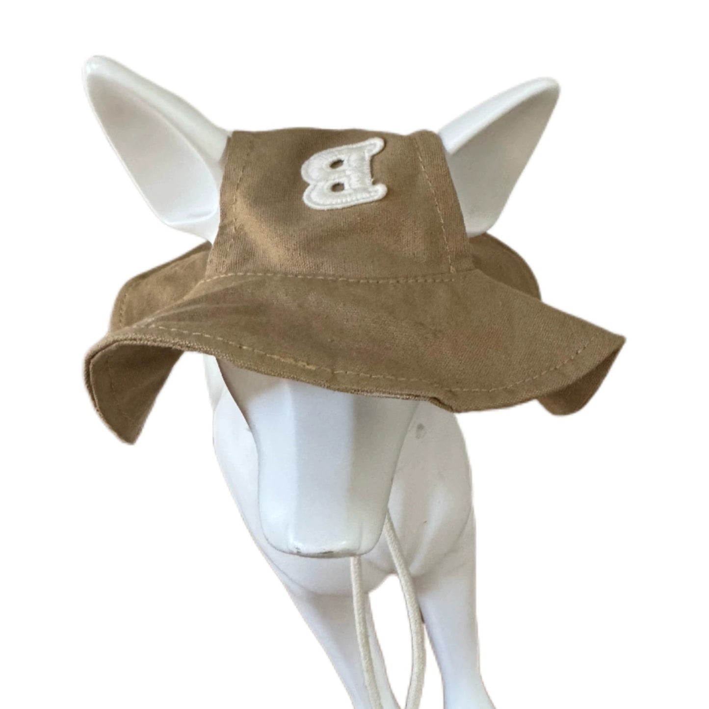 Embroidered Cotton Dog Hat