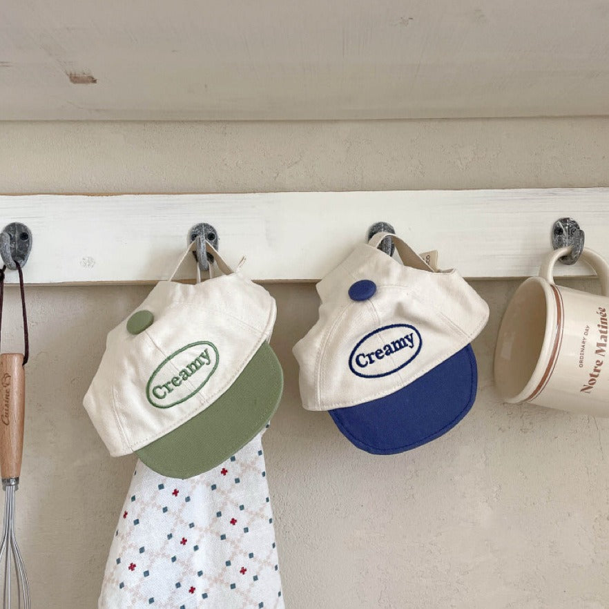 Embroidered Canvas Dog Hat