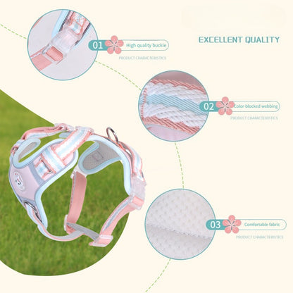 Breathable Mesh Harness & Leash Set