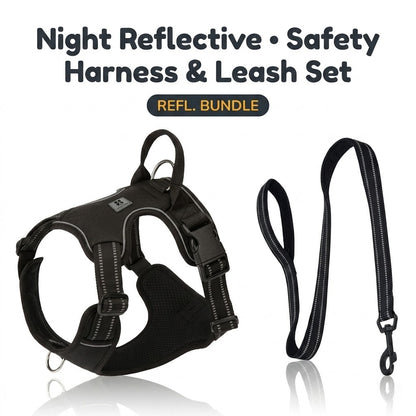Reflective Harness & Leash Set