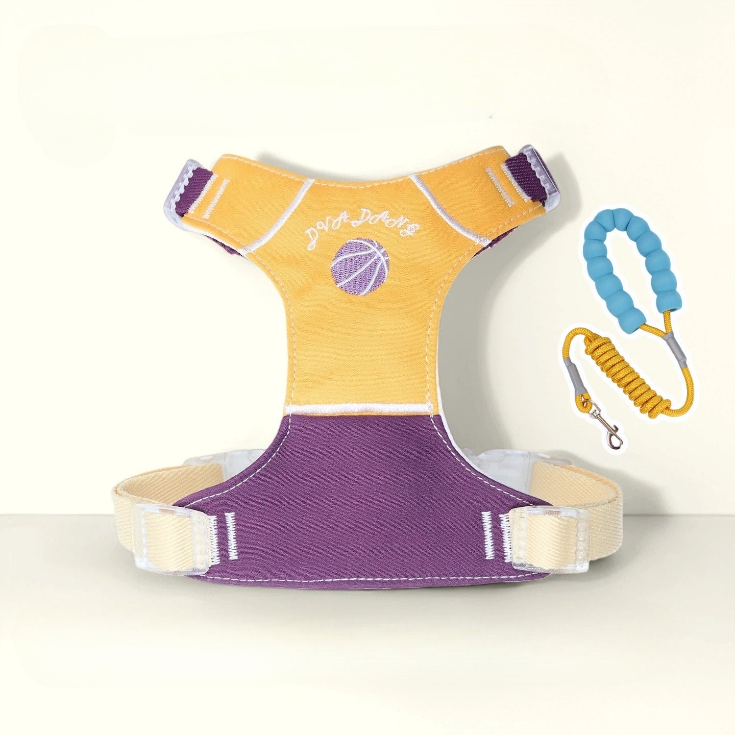 Sports Print Harness & Leash Set
