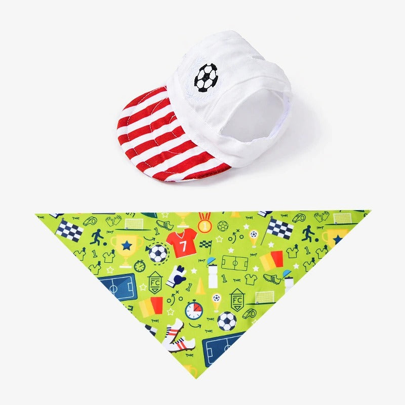 Soccer Fan Dog Hat