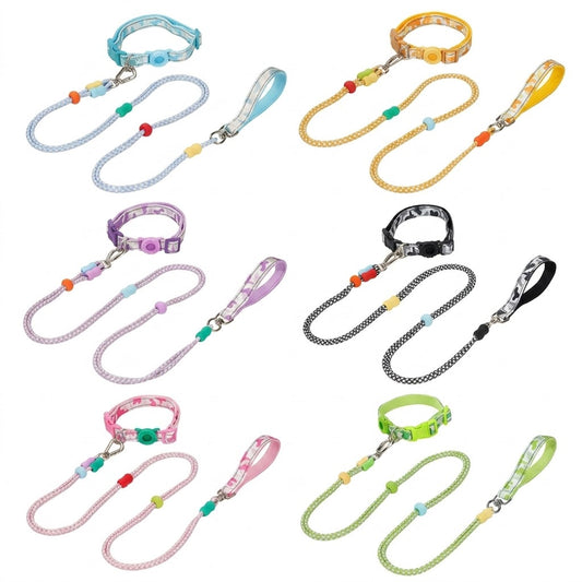 Braided Reflective Collar & Leash Set