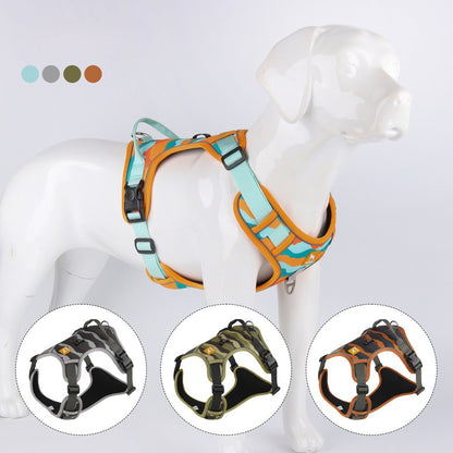 Camouflage Harness & Leash Set