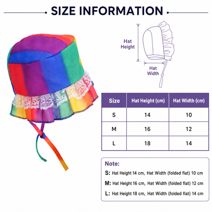 Lace Trim Dog Hat