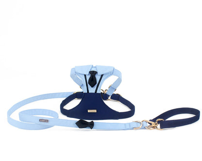 Officer Uniform Harness & Leash Set – Blue
