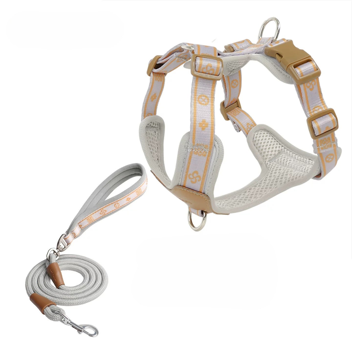 Monogram Breathable Harness & Leash Set