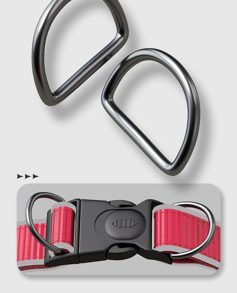 Reflective Nylon Dog Collar