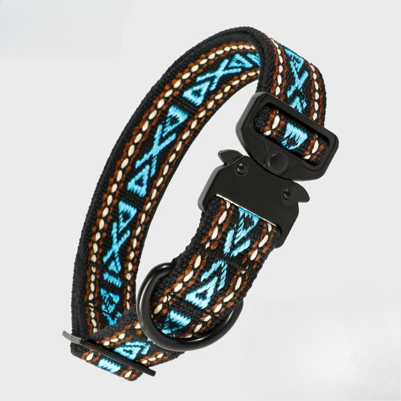 Tribal Collar & Leash Set – Multi