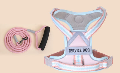 Breathable Mesh Harness & Leash Set