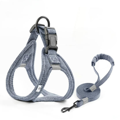 Reflective Breathable Harness & Leash Set