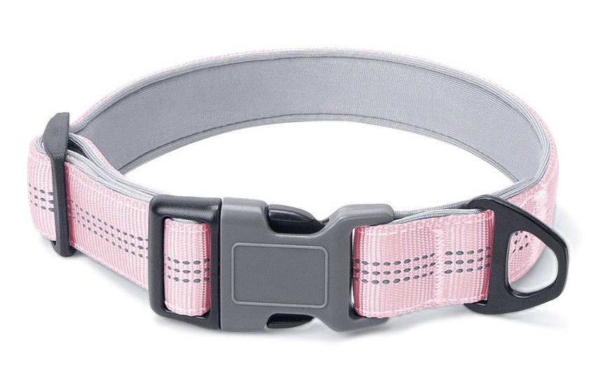 Reflective Nylon Dog Collar for Dogs – Multi