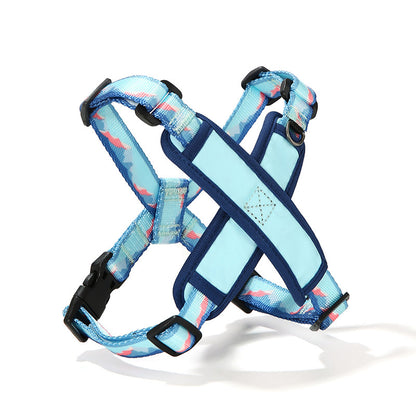 X-Shaped Breathable Harness & Leash Set