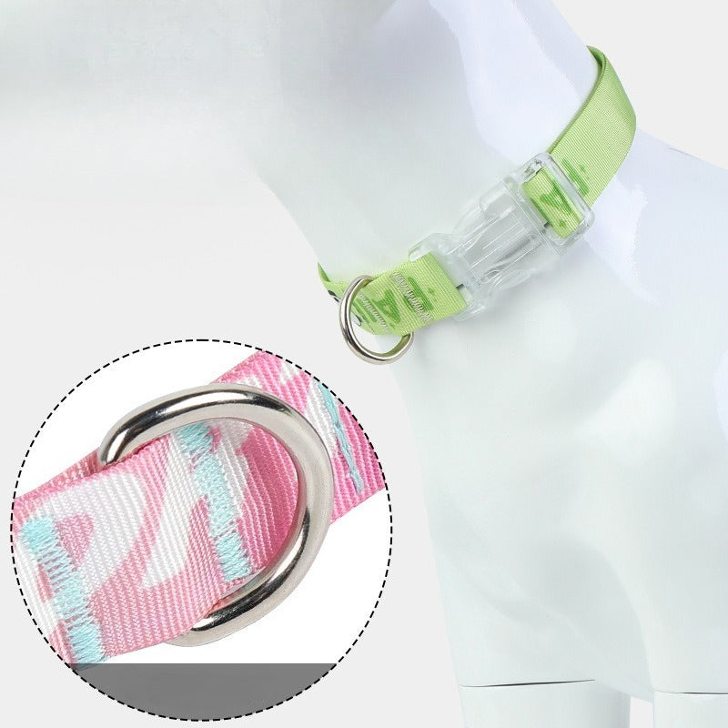 Cartoon Gradient Dog Collar for Dogs – Multi-Color