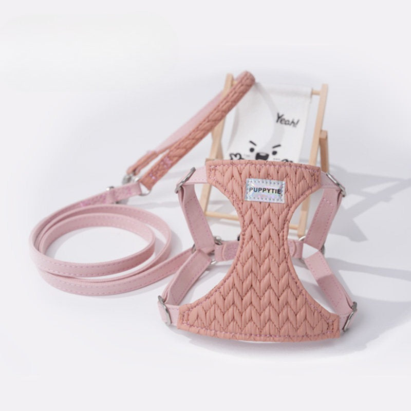 Quilted Soft Harness & Leash Set