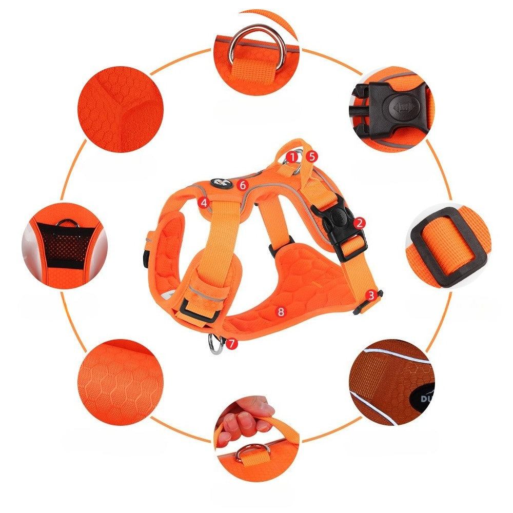 Reflective Mesh Dog Harness