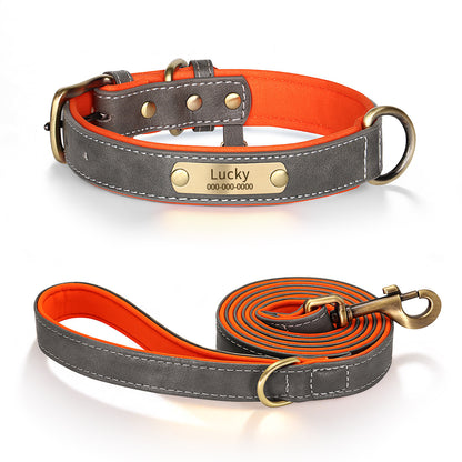 Personalized Dog Collar & Leash Set
