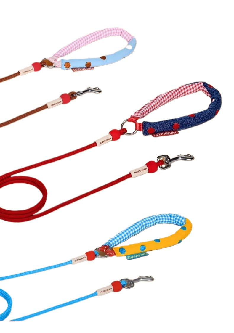 Retro Plaid Dog Leash