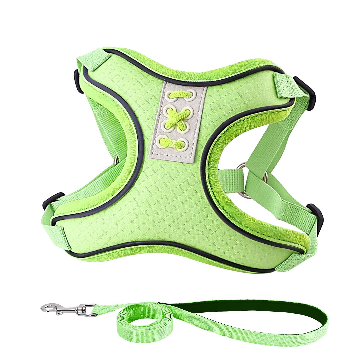 Reflective Mesh Harness & Leash Set