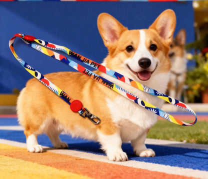 Patterned Accessory Set for Dogs – Multi-Color
