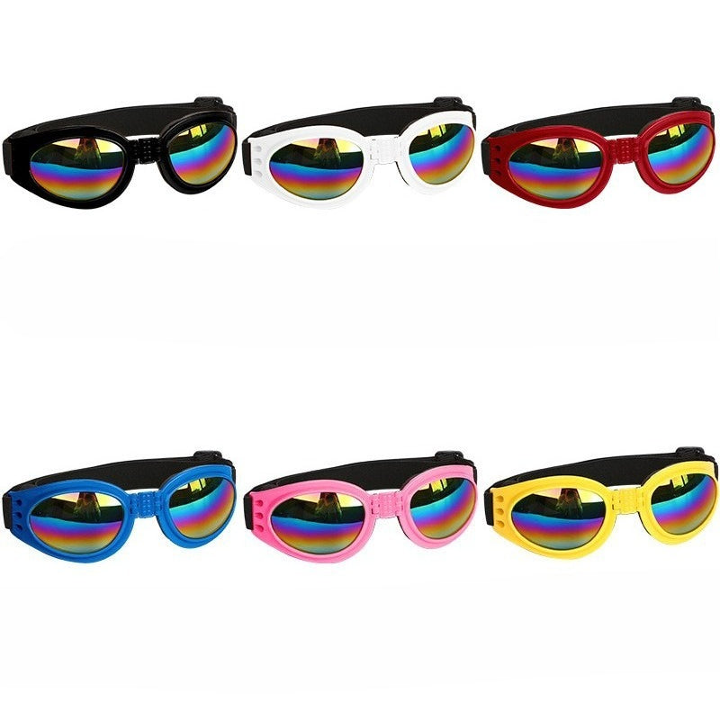 Foldable UV Protection Dog Sunglasses – Black