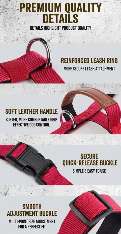 Anti-Escape Adjustable Dog Harness