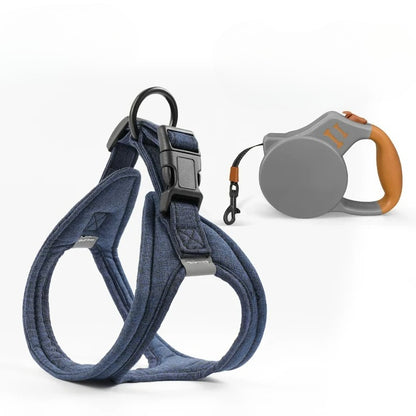 Reflective Breathable Harness & Leash Set