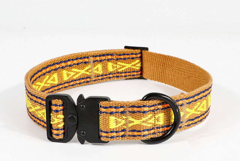 Tribal Collar & Leash Set – Multi